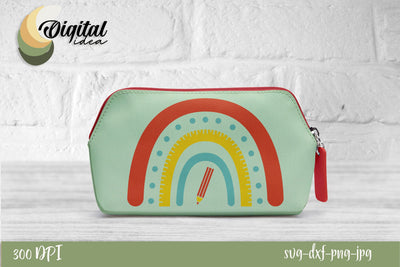 Pencilcase | School bright design | Rainbow SVG Evgenyia Guschina 