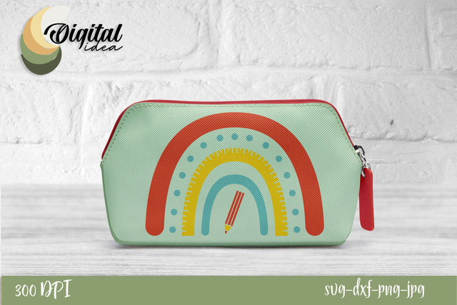 Pencilcase | School bright design | Rainbow SVG Evgenyia Guschina 