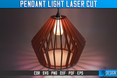 Pendant Light Laser Cut SVG | Pendant Light Laser Cut SVG Design | CNC Files SVG Fly Design 