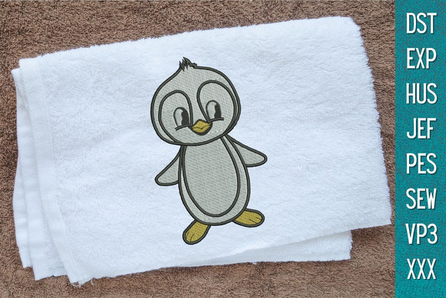 Penguin Embroidery Designs Embroidery/Applique DESIGNS SvgOcean 