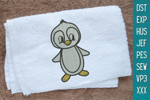 Penguin Embroidery Designs Embroidery/Applique DESIGNS SvgOcean 