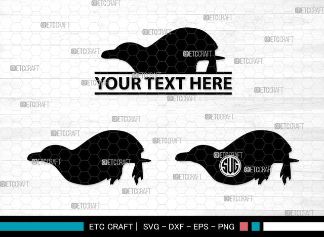 Penguin Monogram, Penguin Silhouette, Penguin SVG, Penguin Bird Svg, Bird Svg, Animal Svg, SB00301 SVG ETC Craft 