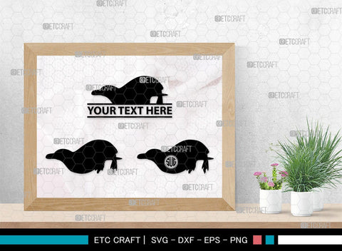Penguin Monogram, Penguin Silhouette, Penguin SVG, Penguin Bird Svg, Bird Svg, Animal Svg, SB00301 SVG ETC Craft 