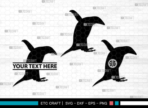 Penguin Monogram, Penguin Silhouette, Penguin SVG, Penguin Bird Svg, Bird Svg, Animal Svg, SB00301 SVG ETC Craft 