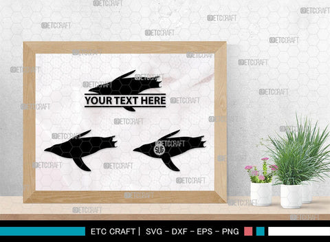 Penguin Monogram, Penguin Silhouette, Penguin SVG, Penguin Bird Svg, Bird Svg, Animal Svg, SB00301 SVG ETC Craft 