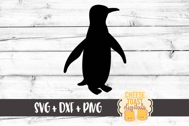 Penguin Silhouette SVG Cheese Toast Digitals 