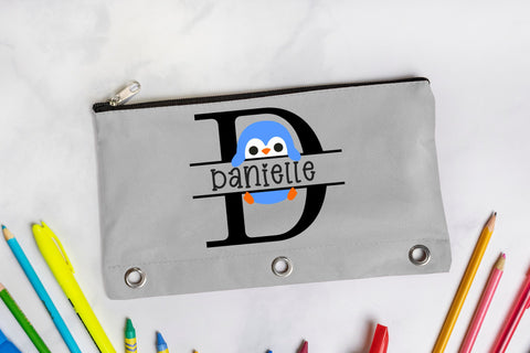 Penguin Split Letters A - Z - 26 Split Monogram SVG Files SVG Stacy's Digital Designs 