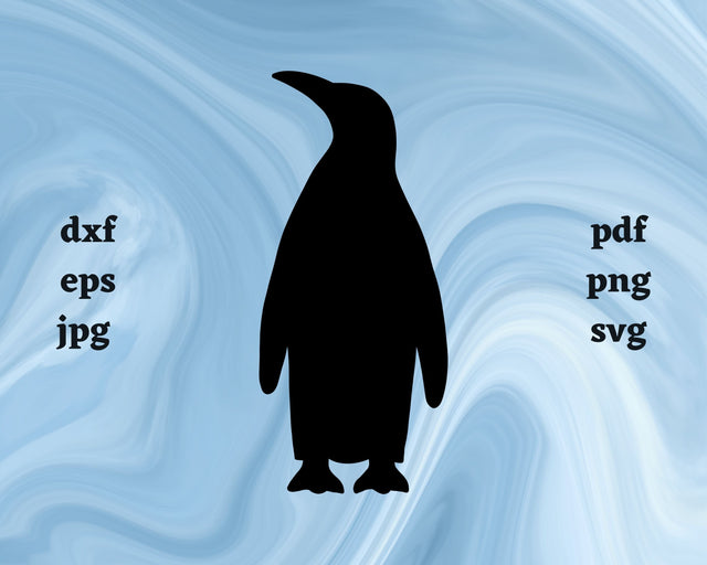 Penguin SVG Cut File SVG Northern Light SVG 