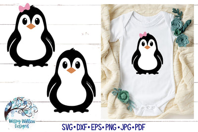Penguin SVG SVG Wispy Willow Designs 