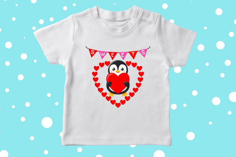 penguin valentine clip art, valentine graphict svg, sublim SVG dadan_pm 