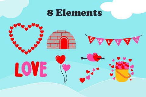 penguin valentine clip art, valentine graphict svg, sublim SVG dadan_pm 