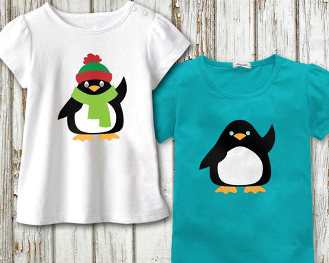 Penguin with Hat and Scarf SVG Designed by Geeks 