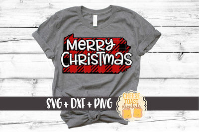 Pennsylvania - Buffalo Plaid State - SVG PNG DXF Cut Files SVG Cheese Toast Digitals 
