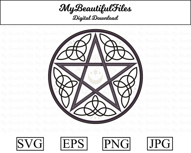 Pentagram - Halloween SVG MyBeautifulFiles 