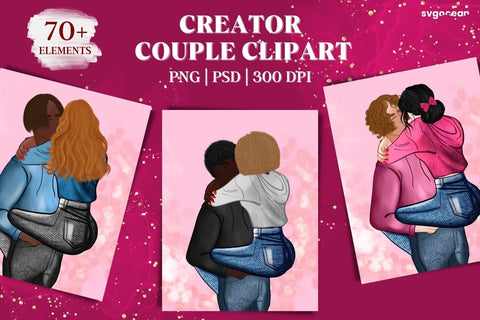 People Creator | Valentines Day | Couple Clipart SVG SvgOcean 