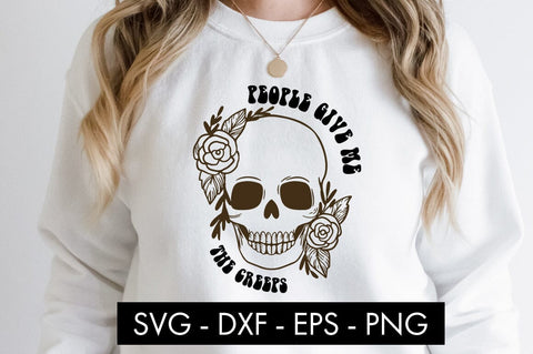 People Give Me The Creeps SVG Cut File PNG Sublimation SVG Freeling Design House 