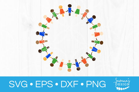 People Holding Hands SVG SVG SavanasDesign 