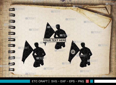 People With Flags Monogram, People With Flags Silhouette, People With Flags SVG, People Svg, Flags Svg, SB00392 SVG ETC Craft 