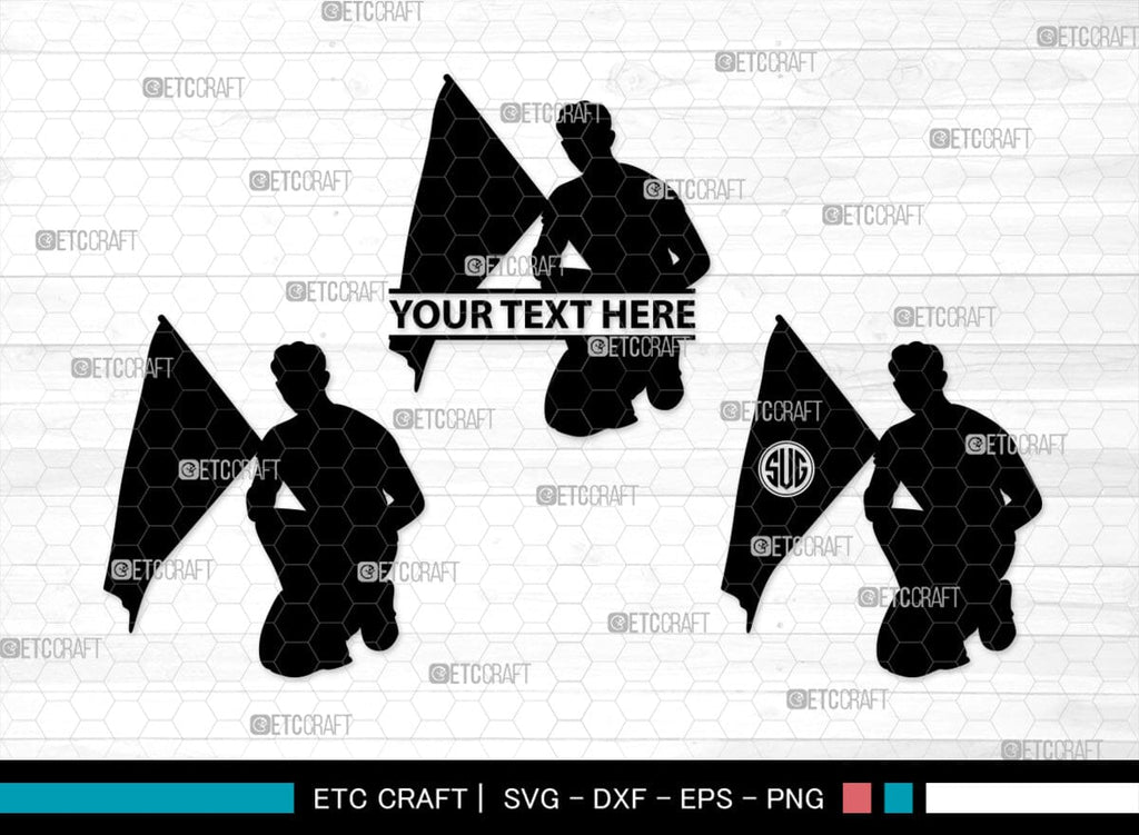 People With Flags Monogram, People With Flags Silhouette, People With ...