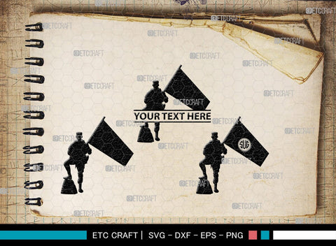 People With Flags Monogram, People With Flags Silhouette, People With Flags SVG, People Svg, Flags Svg, SB00392 SVG ETC Craft 