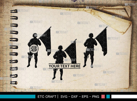 People With Flags Monogram, People With Flags Silhouette, People With Flags SVG, People Svg, Flags Svg, SB00392 SVG ETC Craft 