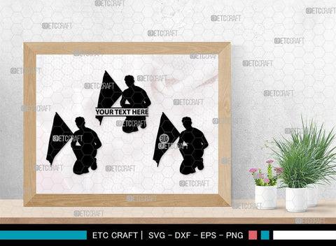 People With Flags Monogram, People With Flags Silhouette, People With Flags SVG, People Svg, Flags Svg, SB00392 SVG ETC Craft 