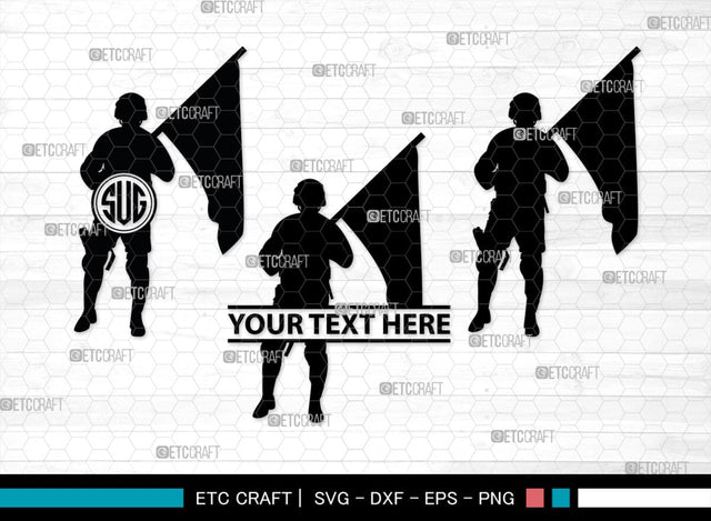 People With Flags Monogram, People With Flags Silhouette, People With Flags SVG, People Svg, Flags Svg, SB00392 SVG ETC Craft 