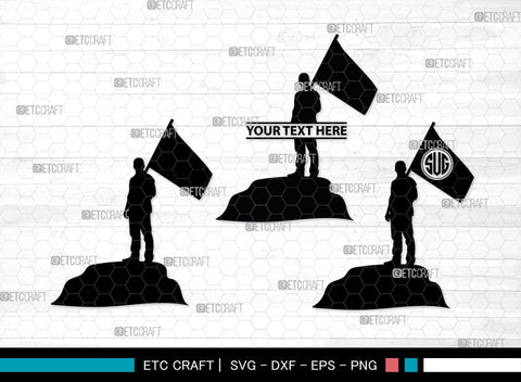 People With Flags Monogram, People With Flags Silhouette, People With Flags SVG, People Svg, Flags Svg, SB00392 SVG ETC Craft 