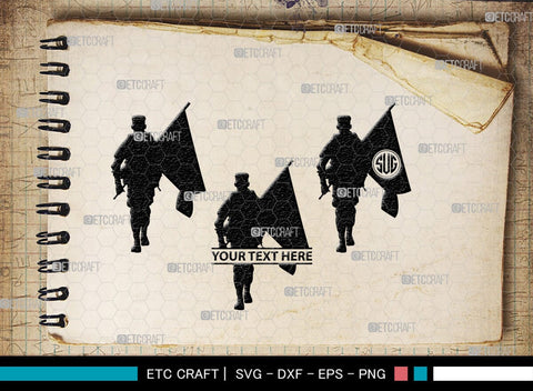 People With Flags Monogram, People With Flags Silhouette, People With Flags SVG, People Svg, Flags Svg, SB00392 SVG ETC Craft 