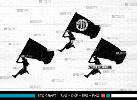 People With Flags Monogram, People With Flags Silhouette, People With Flags SVG, People Svg, Flags Svg, SB00392 SVG ETC Craft 