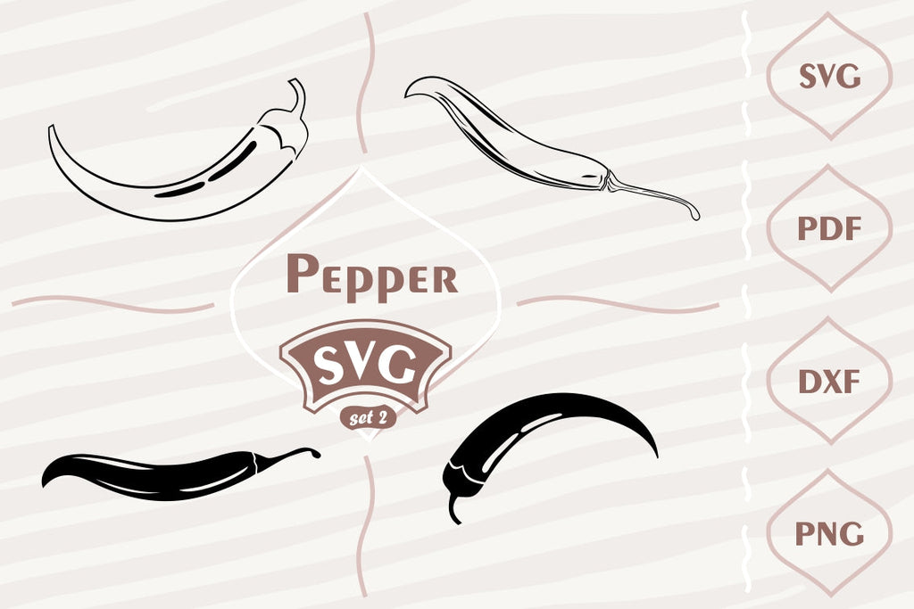 Pepper - SVG bundle 2 - So Fontsy
