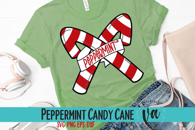 Peppermint Candy Cane SVG SVG V. Anderson Designs 