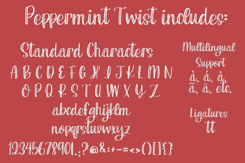 Peppermint Twist Swirly Handwritten Font Font Designing Digitals 