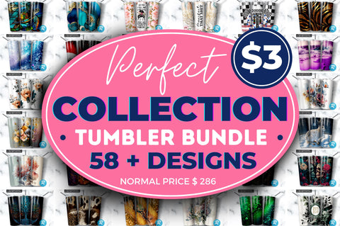Perfect Collection Tumbler Big Bundle Sublimation Regulrcrative 