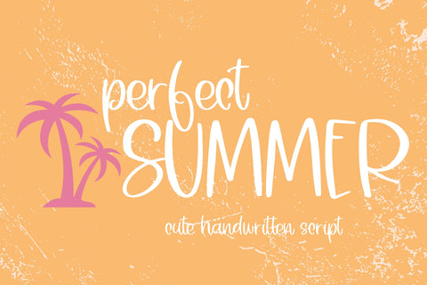 Perfect Summer, Cute Script Font for Cricut, Cursive Font, Handwritten Font, Cricut Font SVG Font Designing Digitals 