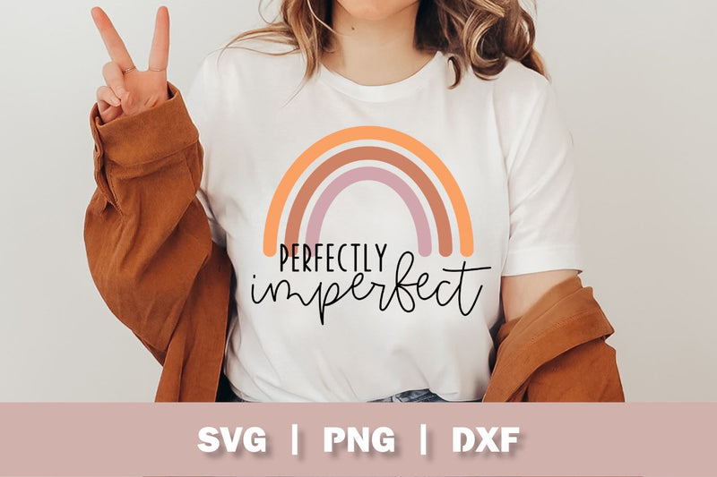 Perfectly Imperfect Rainbow SVG SVG Ollive Studio 