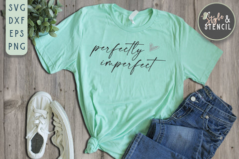 Perfectly Imperfect SVG - Script PNG SVG Style and Stencil 