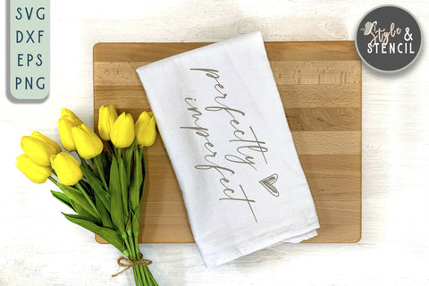 Perfectly Imperfect SVG - Script PNG SVG Style and Stencil 