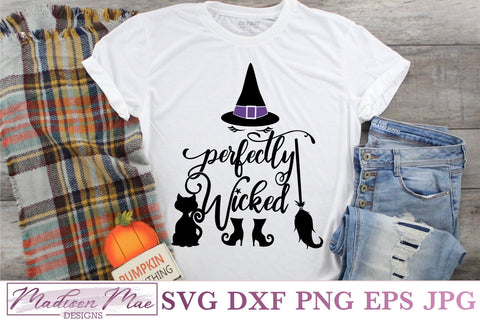 Perfectly Wicked, Halloween Witch SVG SVG Madison Mae Designs 