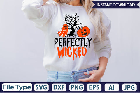 Perfectly Wicked SVG Cut File SVGs,Quotes and Sayings,Food & Drink,On Sale, Print & Cut SVG DesignPlante 503 