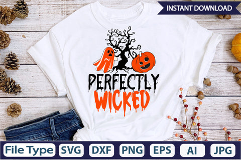 Perfectly Wicked SVG Cut File SVGs,Quotes and Sayings,Food & Drink,On Sale, Print & Cut SVG DesignPlante 503 