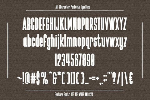 Perfecto - Sans Serif Typeface Font Masyafi Studio 