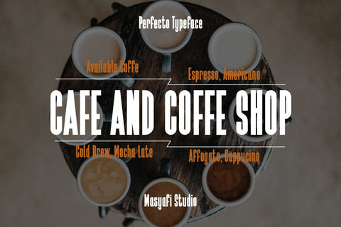 Perfecto - Sans Serif Typeface Font Masyafi Studio 