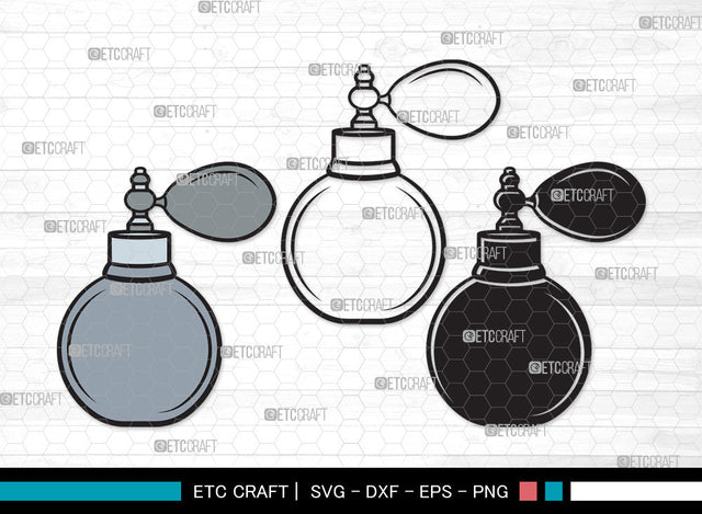 Perfume Bottle Clipart SVG, Scent Bottle Svg, Womens Perfume svg, Perfume Svg, Floral Perfume Svg, Scent Svg, Fashion Svg, Perfume Bottle Clipart SVG ETC Craft 