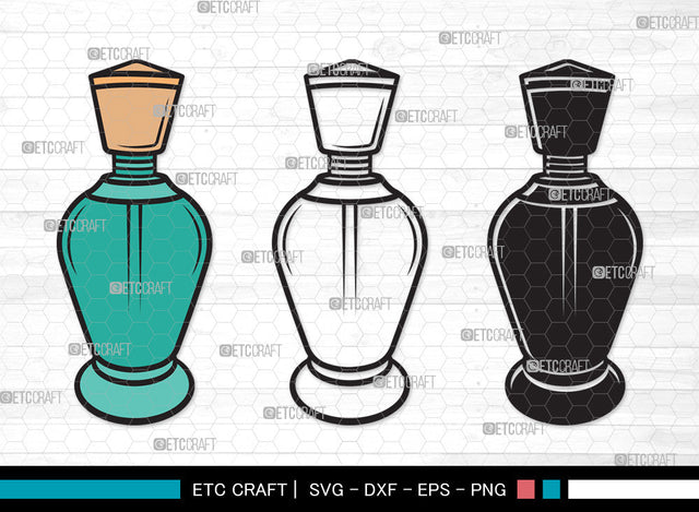 Perfume Bottle Clipart SVG, Scent Bottle Svg, Womens Perfume svg, Perfume Svg, Floral Perfume Svg, Scent Svg, Fashion Svg, Perfume Bottle Clipart SVG ETC Craft 