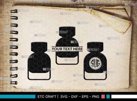 Perfume Monogram, Perfume Silhouette, Perfume SVG, Perfume, Perfume Bottle Svg, Fashion Svg, SB00209 SVG ETC Craft 