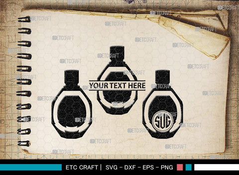 Perfume Monogram, Perfume Silhouette, Perfume SVG, Perfume, Perfume Bottle Svg, Fashion Svg, SB00209 SVG ETC Craft 