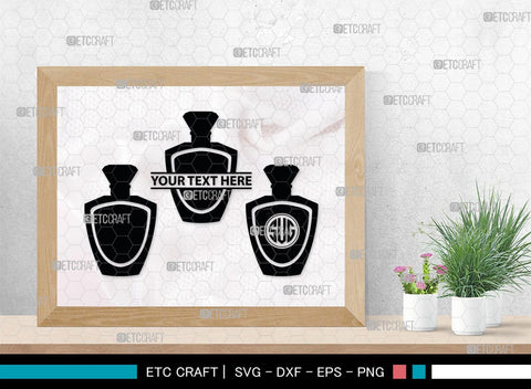 Perfume Monogram, Perfume Silhouette, Perfume SVG, Perfume, Perfume Bottle Svg, Fashion Svg, SB00209 SVG ETC Craft 