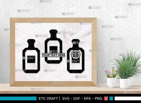 Perfume Monogram, Perfume Silhouette, Perfume SVG, Perfume, Perfume Bottle Svg, Fashion Svg, SB00209 SVG ETC Craft 