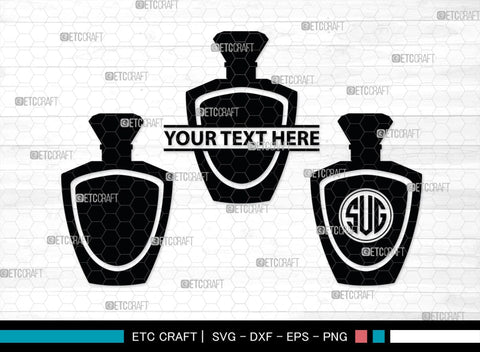 Perfume Monogram, Perfume Silhouette, Perfume SVG, Perfume, Perfume Bottle Svg, Fashion Svg, SB00209 SVG ETC Craft 